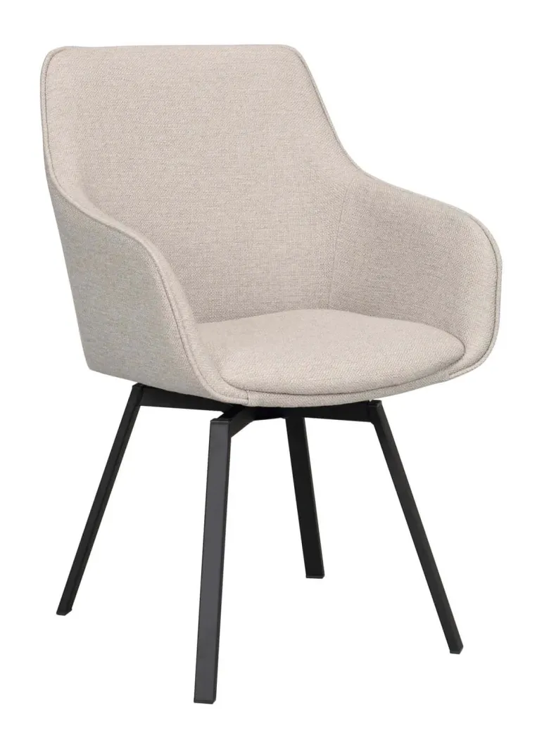 ALISON KARMSTOL BEIGE/SVART
