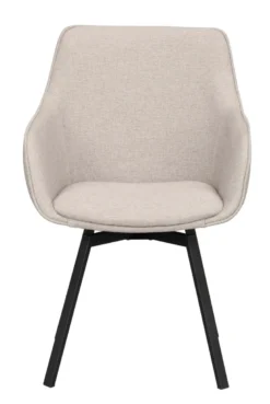 ALISON KARMSTOL BEIGE/SVART