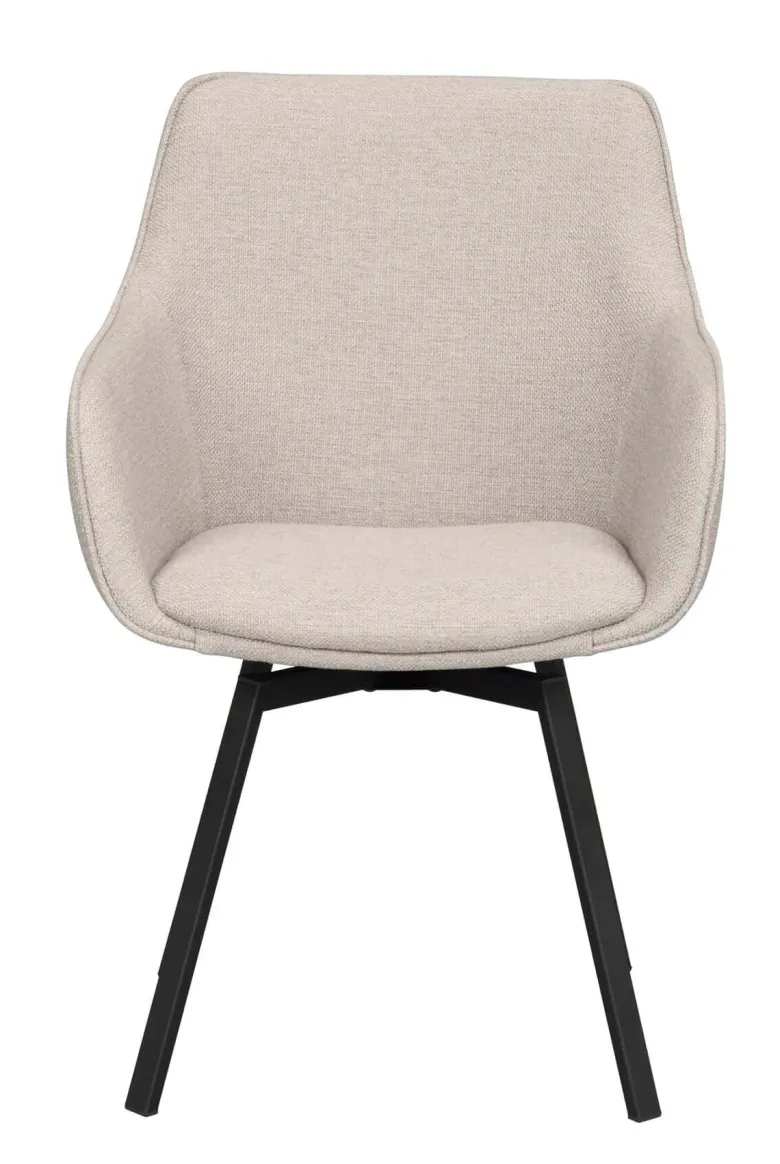 ALISON KARMSTOL BEIGE/SVART