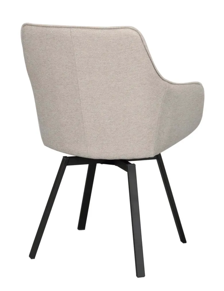ALISON KARMSTOL BEIGE/SVART