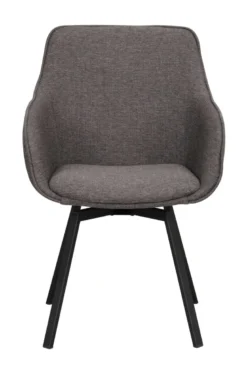 ALISON KARMSTOL GRÅ/SVART