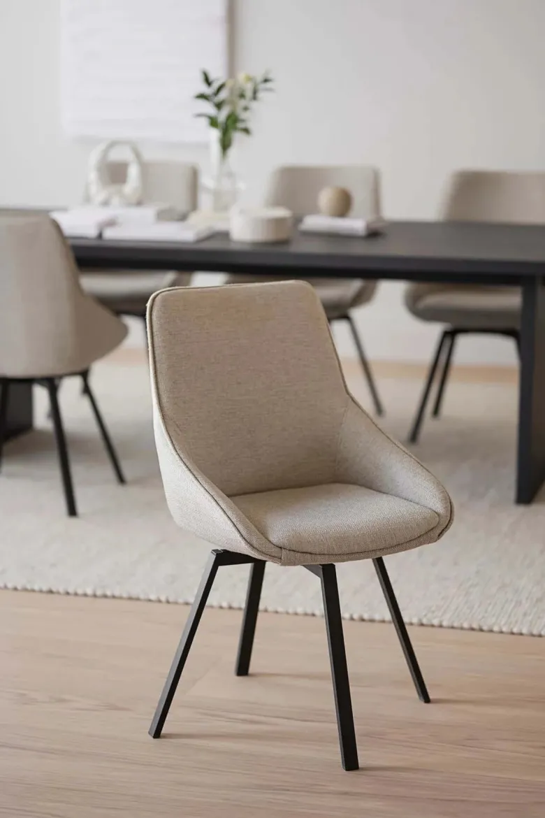ALISON STOL BEIGE/SVART