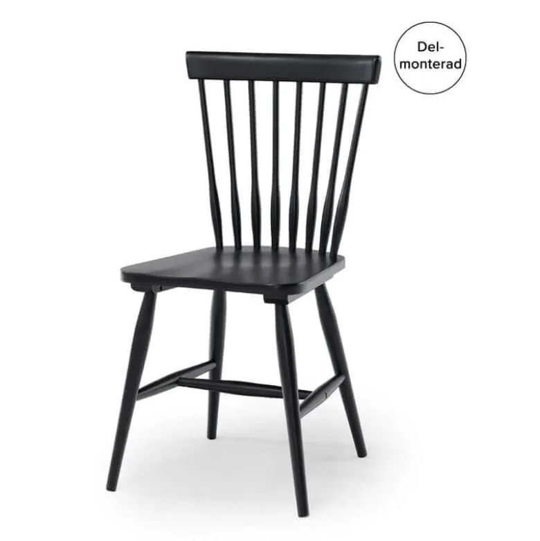 BIRKA STOL SVARTLACK