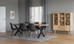 BROOKLYN MATBORD EK/SVART 220 X-Ben