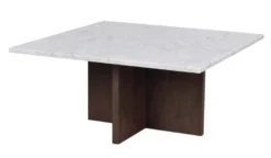BROOKSVILLE SOFFBORD BRUN/VIT MARMOR