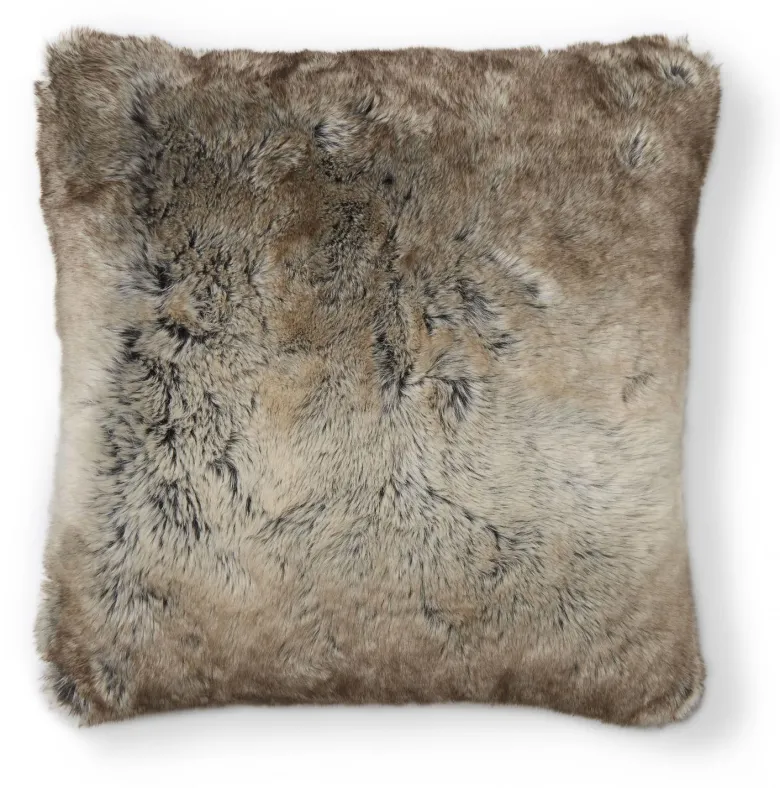 Cozy Kudde Fuskpäls Natur