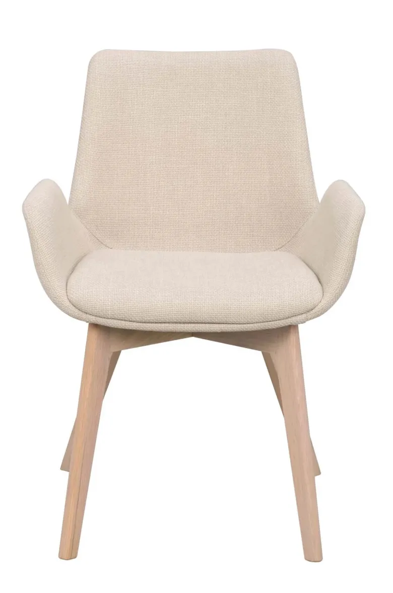 DRIMSDALE KARMSTOL BEIGE/VITPIGMENTERAD