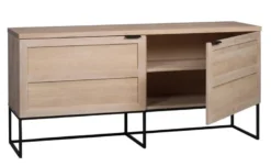 EVERETT SIDEBOARD VITPIGMENTERAD/SVART