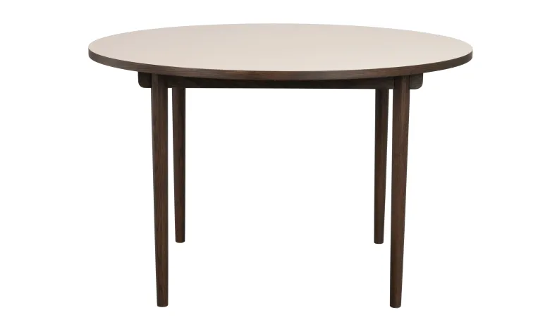Fairmount Matbord – Beige/Brun Ø120 cm