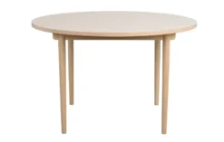 Fairmount Matbord – Beige/Vitpigmenterad Ø120 cm