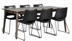 FILIPPA MATBORD MÖRKBRUN 180X90