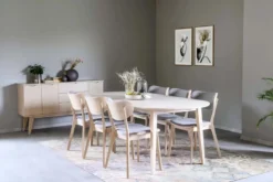 FILIPPA MATBORD OVAL VITPIGMENTERAD