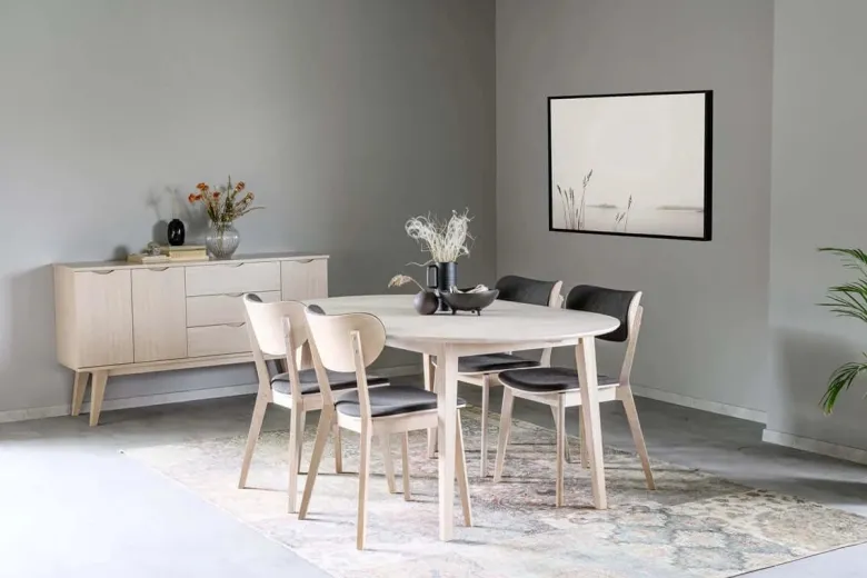FILIPPA MATBORD OVAL VITPIGMENTERAD