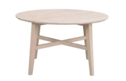 FILIPPA SOFFBORD RUND VITPIGMENTERAD