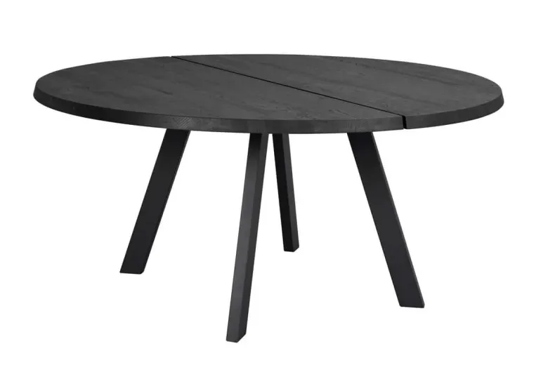 FRED RUNT MATBORD SVART 160