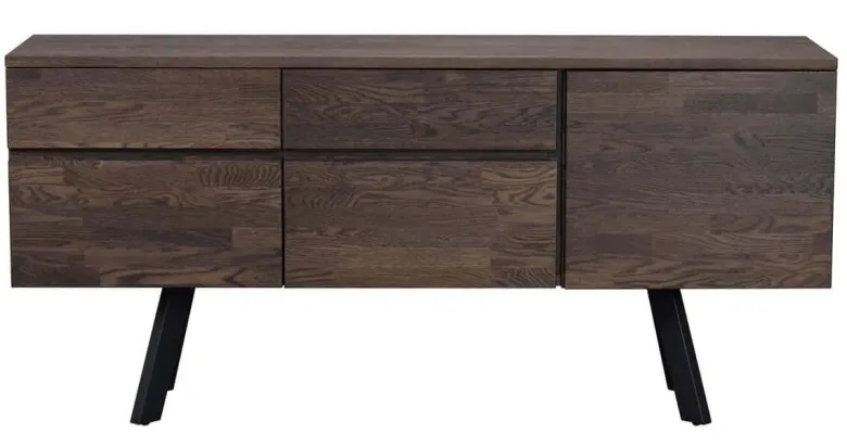 FRED SIDEBOARD MÖRKBRUN/SVART