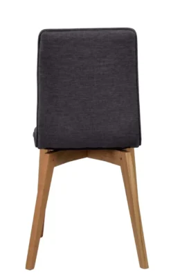 GRACY STOL MÖRKGRÅ/EK