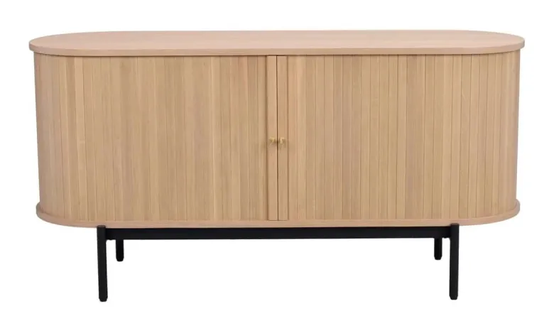 HADDINGTON SIDEBOARD VITPIGMENTERAD/SVART