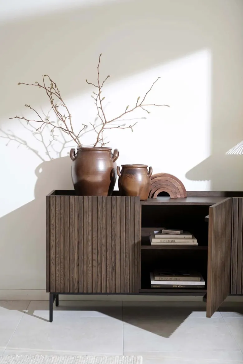 HALIFAX SIDEBOARD BRUN/SVART