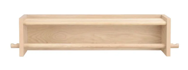 Hillmond hatthylla 80 vitpigmenterad ek