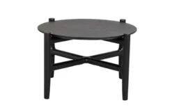 HOLTON SOFFBORD RUND SVART 62