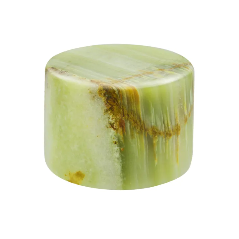 JADE – Grön Silk Matt Bordsljus i äkta marmor