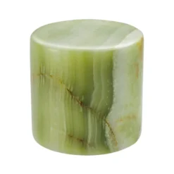 JADE – Grön Silk Matt Bordsljus i äkta marmor