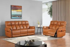Kingston 3-sits Reclinersoffa med hög rygg