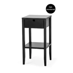 KLINTE SÄNGBORD SVART
