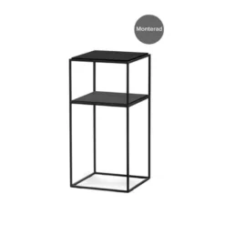 LIME SÄNGBORD 34X34 SVARTBETS