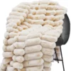 Liny Blanket L - Beige Pläd