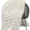 Liny Blanket L - Ivory Pläd