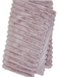 Liny Blanket L - Pale pink Pläd