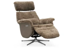 Lissabon recliner fåtölj fårskinn