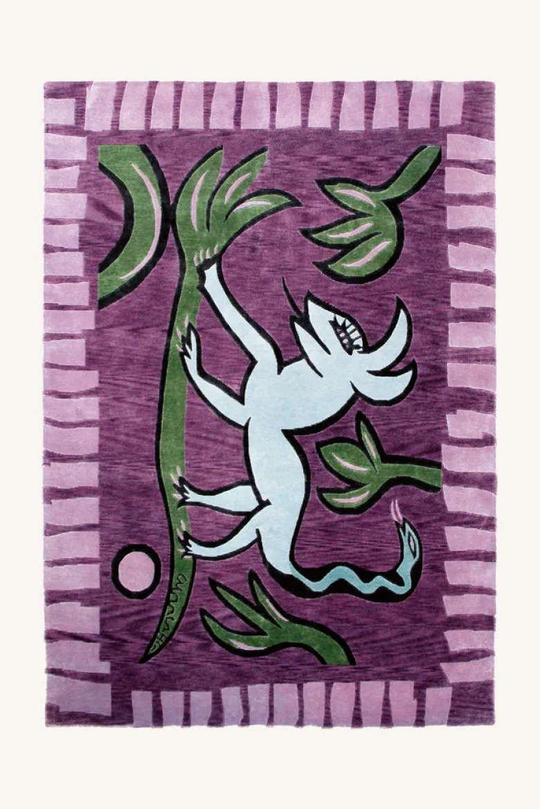 LIZARD WALK LILAC MATTA