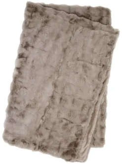 Misty Pläd 140x220 Taupe Stor