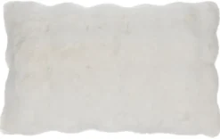 Misty prydnadskudde stor Ivory