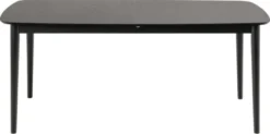 Montreux Matbord Svart 180-219 cm.