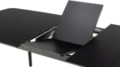 Montreux Matbord Svart 180-219 cm.