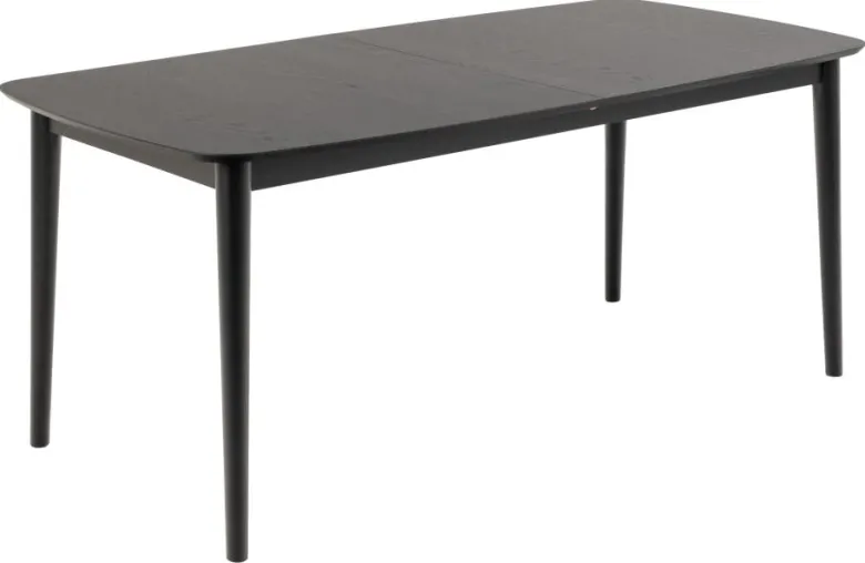 Montreux Matbord Svart 180-219 cm.