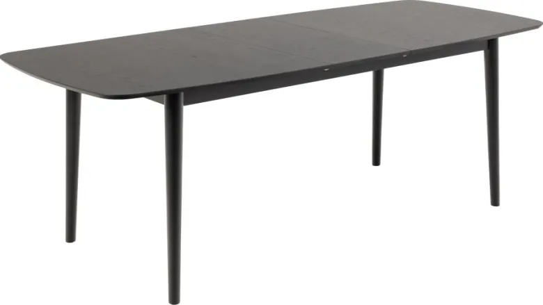 Montreux Matbord Svart 180-219 cm.