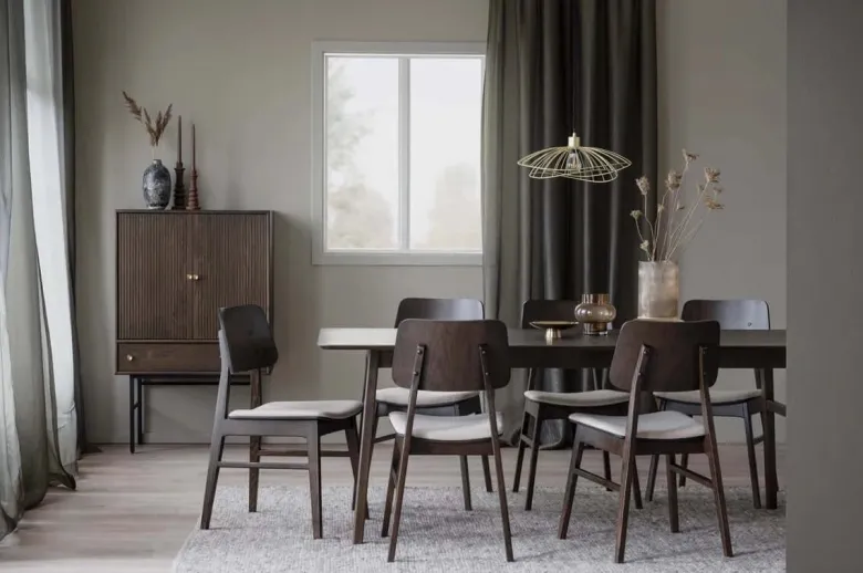 NAGANO KÖKSSTOL BRUN/BEIGE
