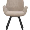 NORWELL KARMSTOL BEIGE/SVART
