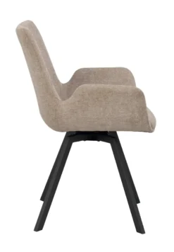 NORWELL KARMSTOL BEIGE/SVART