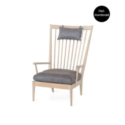 ORUST PINNAFÅTÖLJ VITPIGMANTERAD/BEIGE