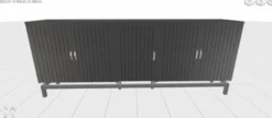 Regal Wood R67 Sideboard Ribbpanel