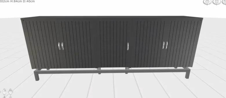 Regal Wood R67 Sideboard Ribbpanel