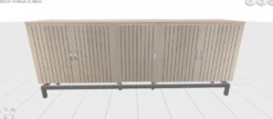 Regal Wood R67 Sideboard Ribbpanel