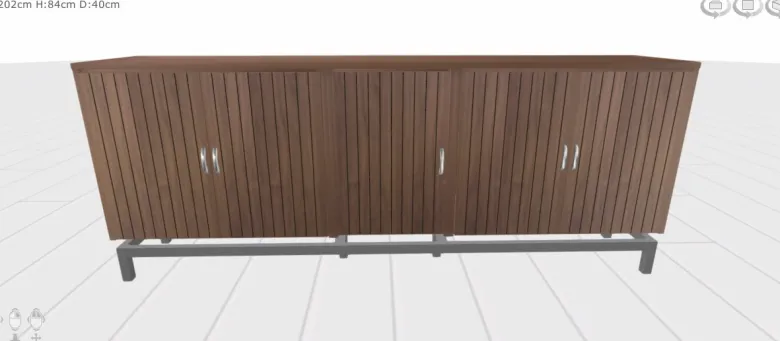 Regal Wood R67 Sideboard Ribbpanel