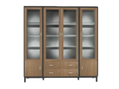 Regal Wood Svart Ek 164 Vitrin